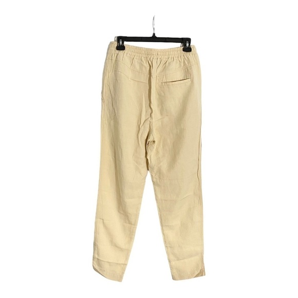 NEW Joie Carla Linen Blend Pant Pull On Drawstring Waist Small - Picture 6 of 10